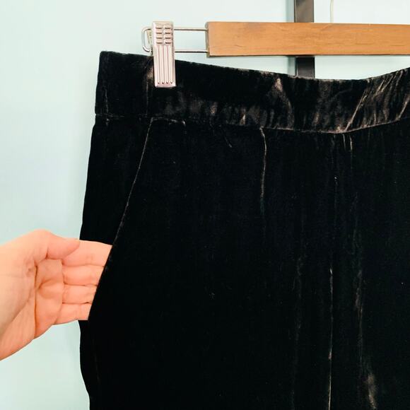 NWT J. Crew Easy Pull On Velvet Pants Size 10 - Picture 5 of 8